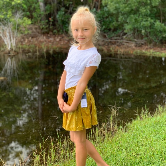 NWT Toddler velvet skirt size 4T - Picture 4 of 15